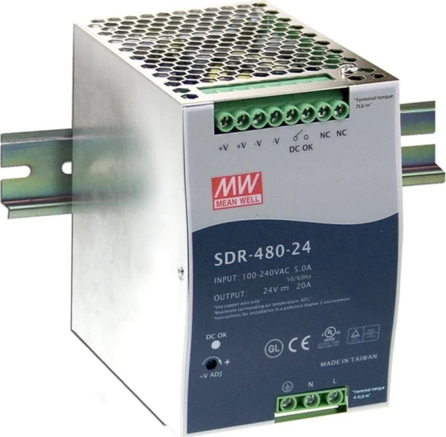 IMPULSINIS MAITINTUVAS SDR-480-24 MEAN WELL