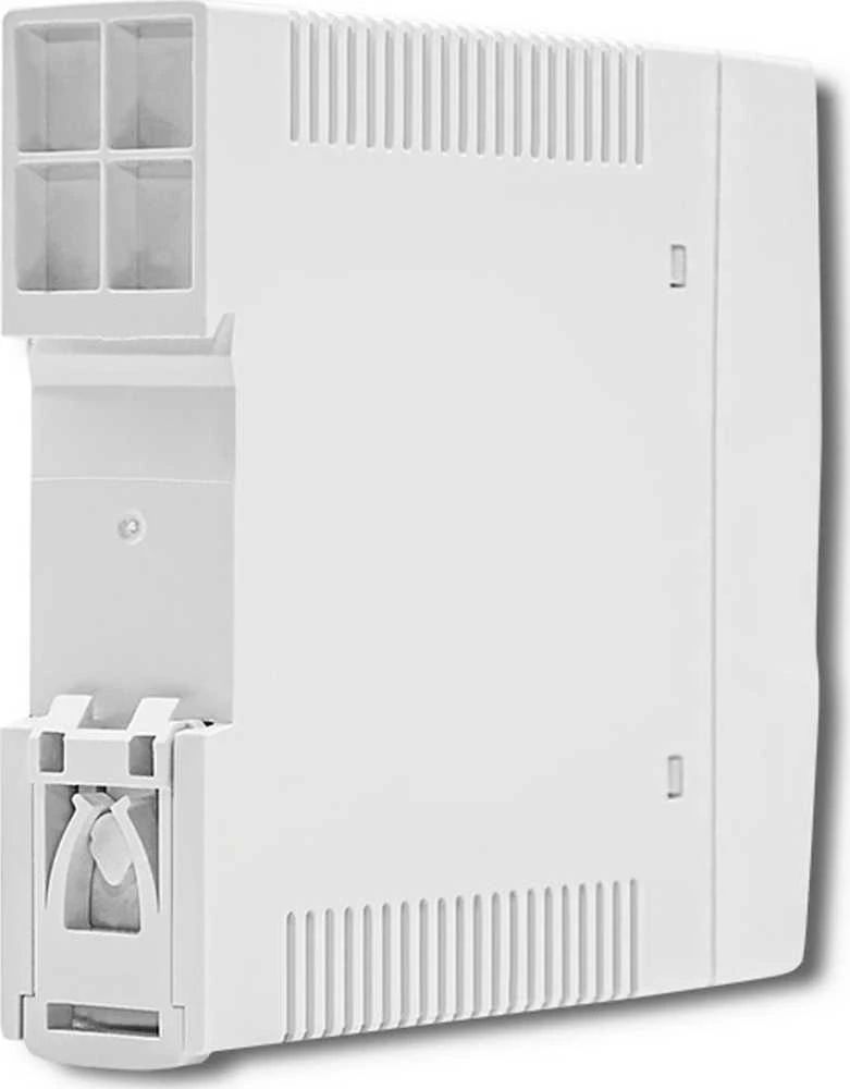 Qoltec DIN bėgelio maitinimo šaltinis 24W 24V 1A baltas plonas