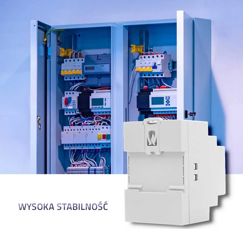 Qoltec Maitinimo šaltinis na szynę DIN | 85.2W | 12V | 7.1A | Pilka