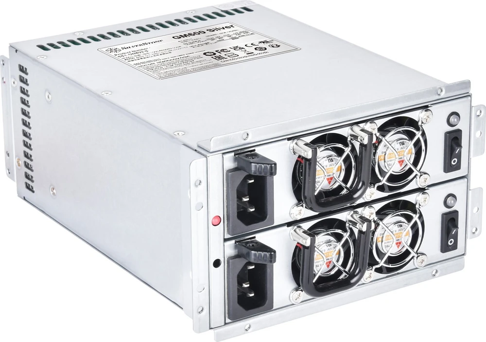 SilverStone SST-GM600-S redundantes Serverpower supply - 2x 600 Watt