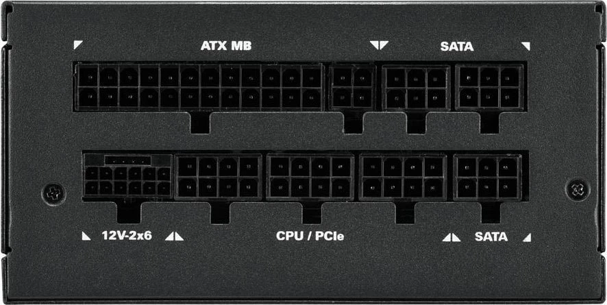 1000W Sharkoon Rebel P20 SFX 1000W (juodas, 1x 12 Pin High Power Anschluss, 2x PCIe, Kabelmanagement, 1000 Watt)