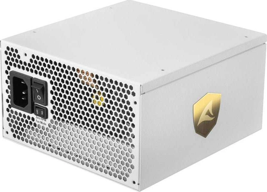1000W Sharkoon REBEL P30 Gold 1000W ATX3.0 (wei, 1x 12VHPWR, 4x PCIe, Kabelis-Management, 1000 Watt)