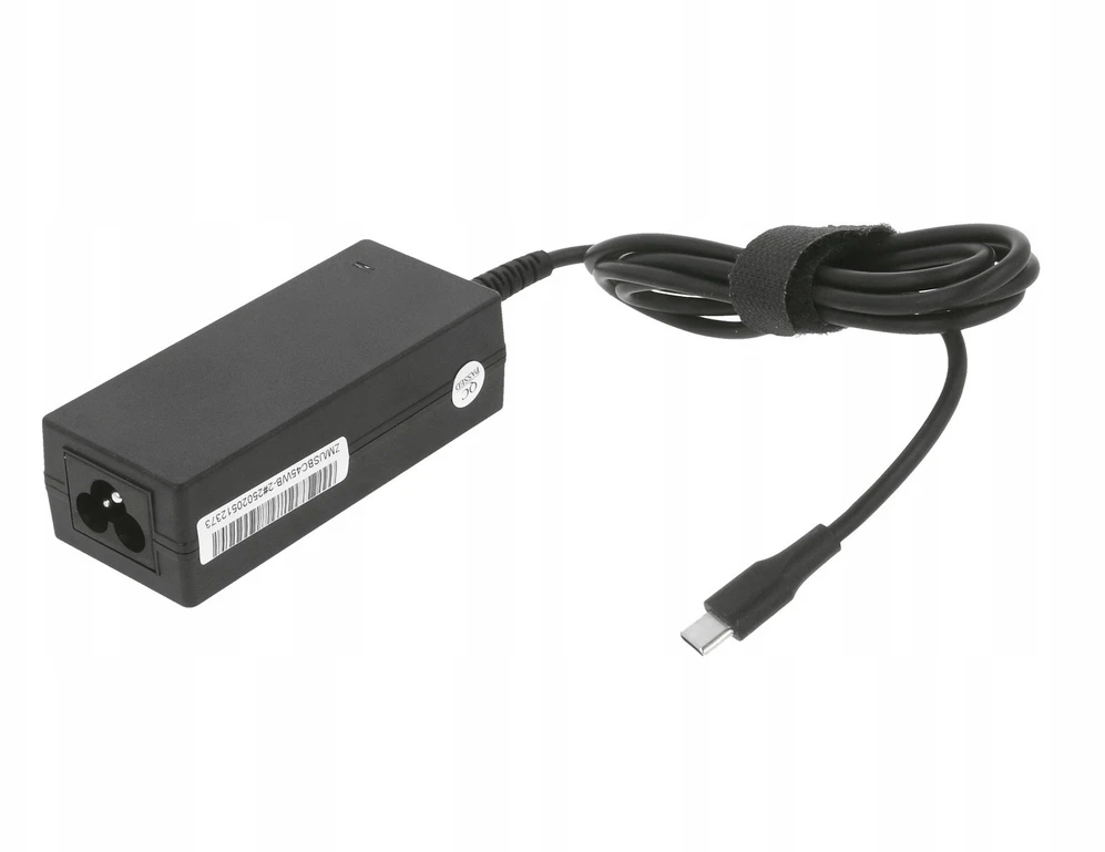 Įkroviklis Mitsu Maitinimo šaltinis sieciowy Mitsu 45W USB-C, USBC, 5-20V, 2-3A (juodas) do notebooka