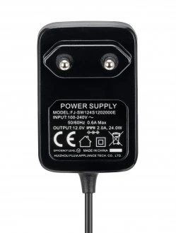 Maitinimo šaltinis sieciowy Yongnuo FJ-SW1224S1202000E - 12 V / 2 A, wtyk DC 5,5 / 2,5 mm