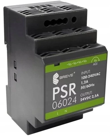 Silentiumpc „Breve ZAS.IMP. PSR 06024“ 230/24 V nuolatinės srovės 2,5 A 60 W