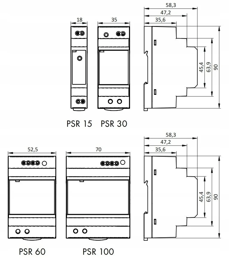 Silentiumpc „Breve ZAS.IMP. PSR 10024“ 230/24 VDC 3,83 A 92 W