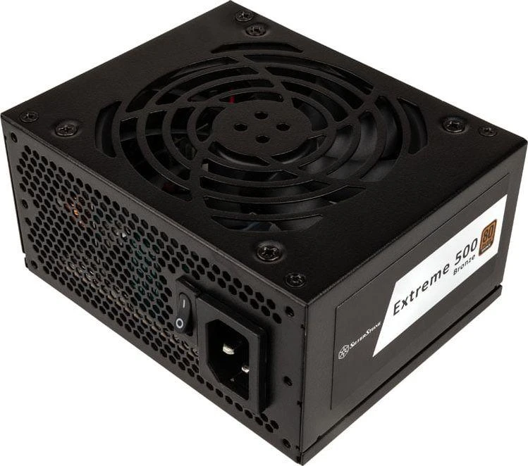 „SilverStone SST-EX500-B Extreme SFX“ maitinimo šaltinis, 80 PLUS bronze, 500 vatų