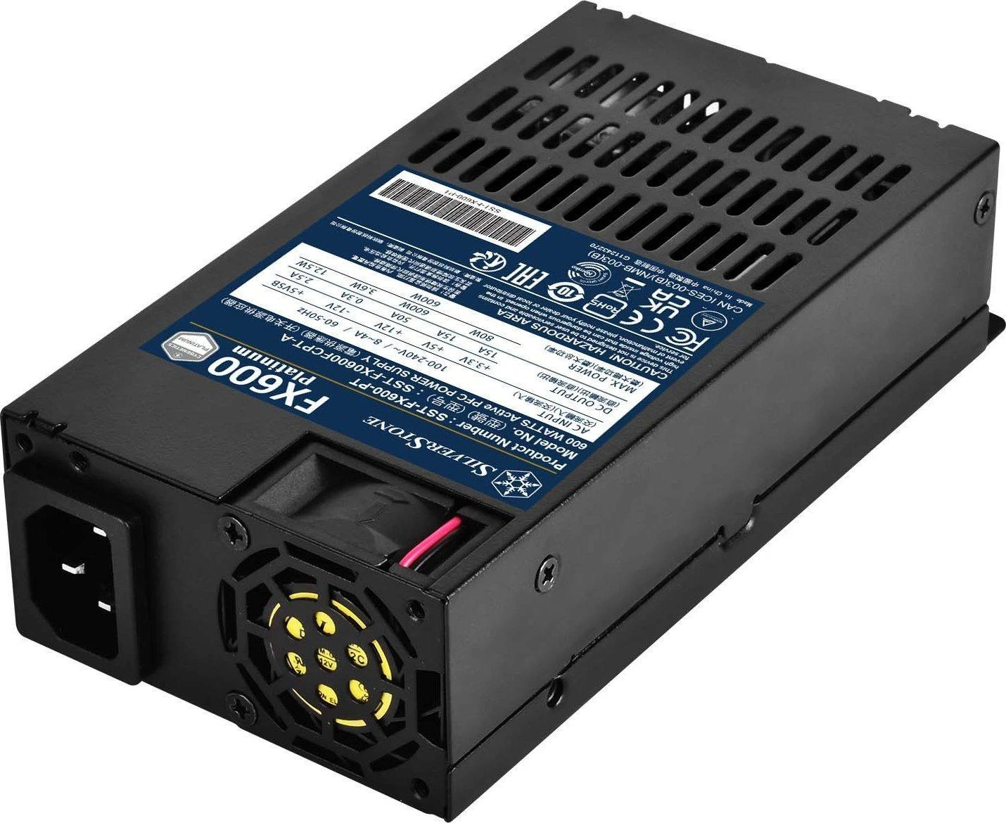 „SilverStone SST-FX600-PT FX600 Platinum“ maitinimo šaltinis – 600 vatų