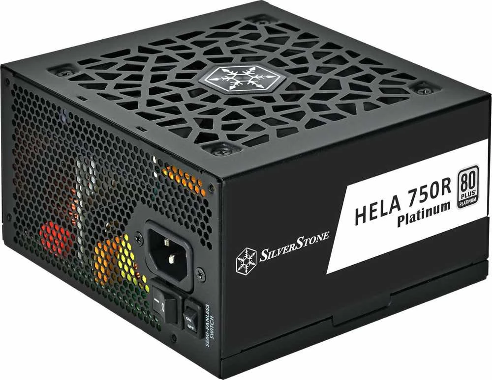 „SilverStone HELA 750R 80 PLUS Platinum“ maitinimo šaltinis, ATX 3.1, PCIe 5.1 – 750 vatų