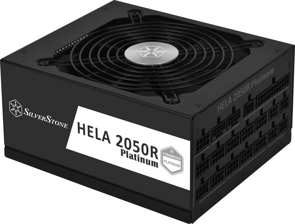 „SilverStone SST-HA2050R-PM“, kompiuterio maitinimo šaltinis - juodas, 2x 12VHPWR, 14x PCIe, kabelių valdymas, 2050 vatų