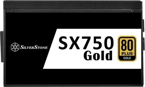 SilverStone SST-SX750-G 80 PLUS auksinis, modulinis - 750 vatų