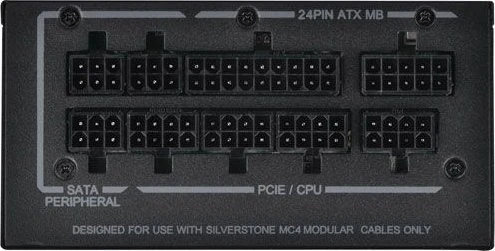 SilverStone SST-SX750-G 80 PLUS auksinis, modulinis - 750 vatų