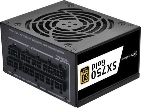 SilverStone SST-SX750-G 80 PLUS auksinis, modulinis - 750 vatų