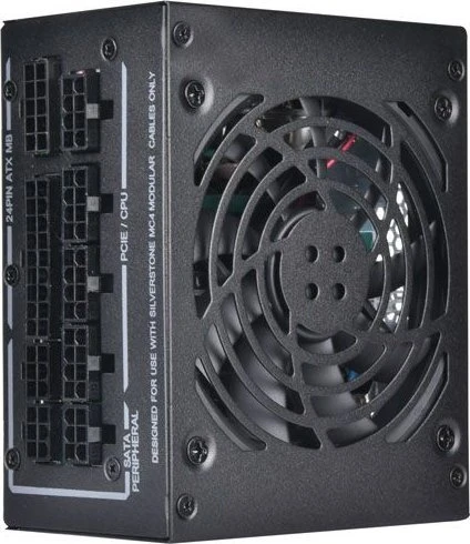 SilverStone SST-SX750-G 80 PLUS auksinis, modulinis - 750 vatų