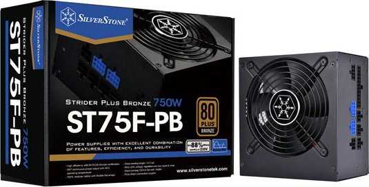 SilverStone ST75F-PB 80 PLUS Bronze, 750 W