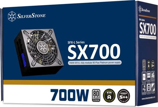 SilverStone SST-SX700-LPT v1.1 SFX-L power supply 80 PLUS Platinum, modular - 700 Watt