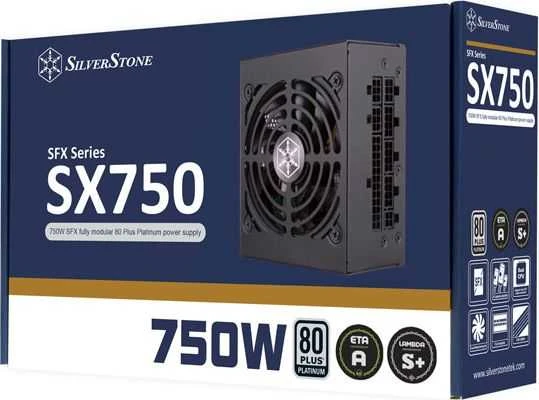 „SilverStone SST-SX750-PT V.1.1 SFX“ maitinimo šaltinis 80 PLUS Platinum, modulinis – 750 vatų