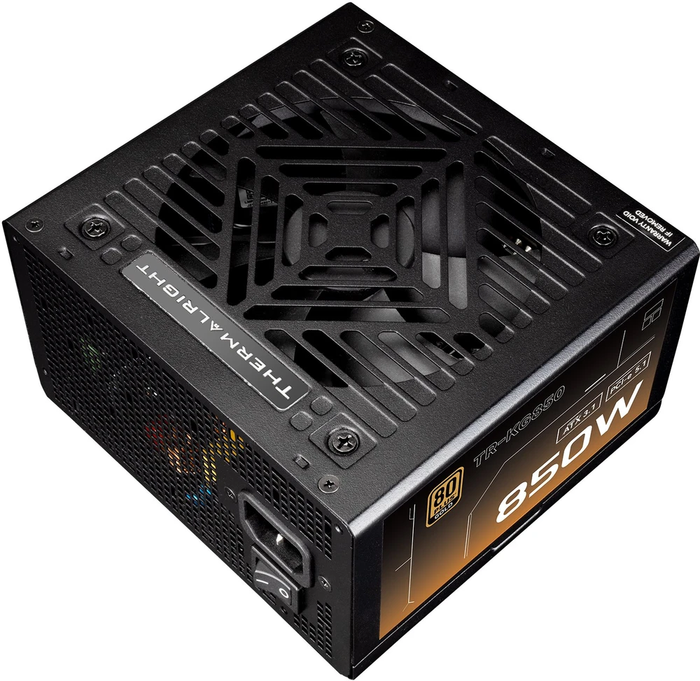 Thermalright KG-850 – 850 W 80Plus Gold ATX 3.1 maitinimo blokas