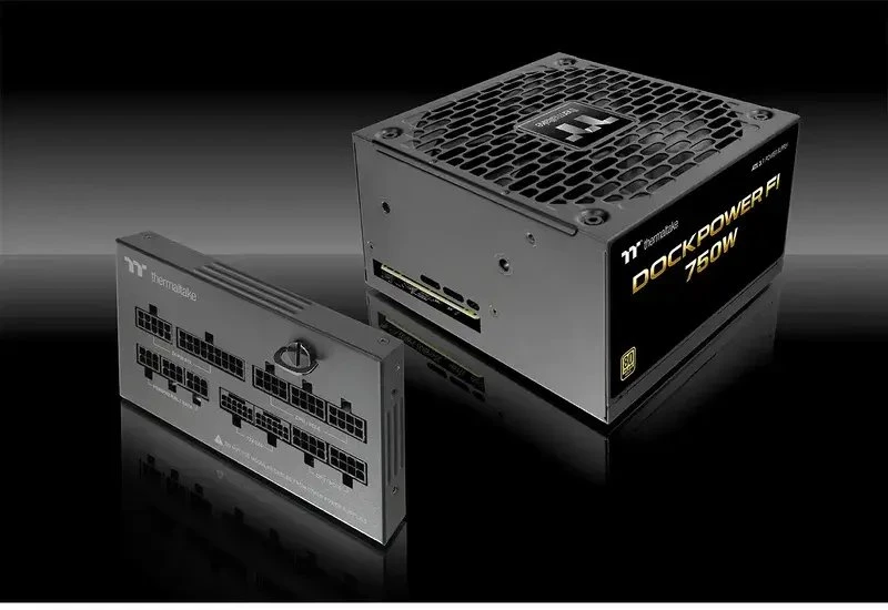 Thermaltake Maitinimo šaltinis - dockpower fi 750w auksinis modular atx3.1 gen5