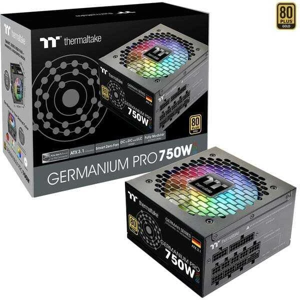 750W Thermaltake Germanium Pro RGB 80 PLUS Gold