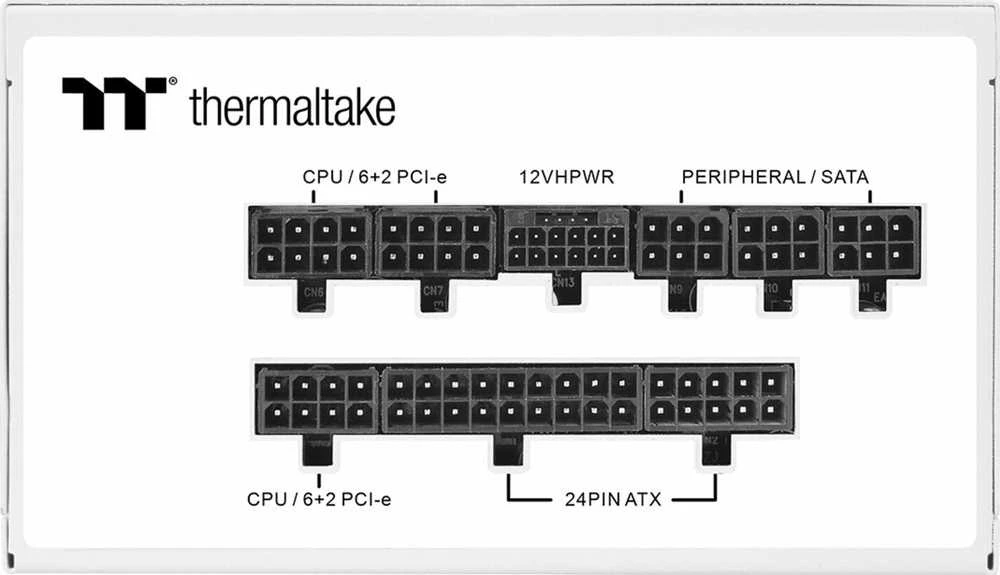 Thermaltake Toughpower GF A3 850W Baltas