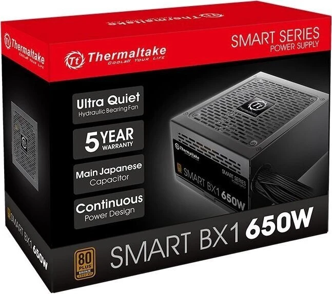 Thermaltake Smart BX1 SE 650W 80+ bronzos EU maitinimo šaltinis