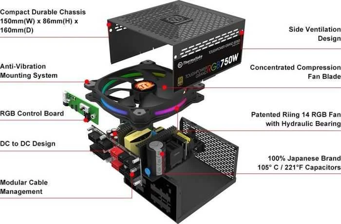 THERMALTAKE Toughpower Grand G 750W RGB SYNC 80+ Gold
