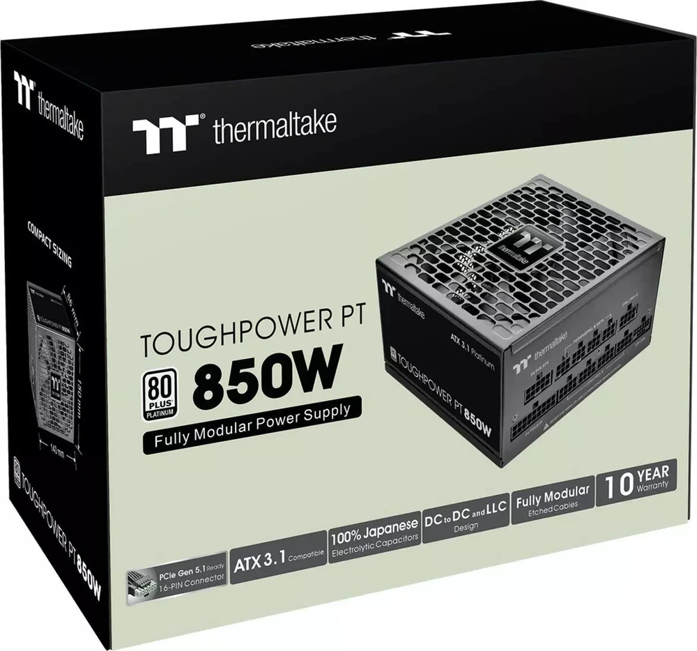 Thermaltake ToughPower PT 850W maitinimo šaltinis (PS-TPP-0850FNFAPE-1)
