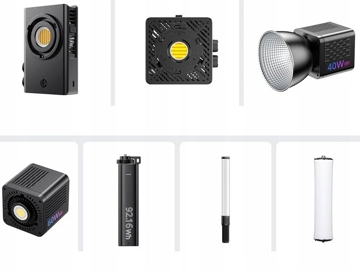 „Ulanzi“ maitinimo šaltinis 100 W, USB-C, skirtas „Ulanzi CO1 EC65 40 W Pro RGB 60 WBG5 VL360 AL60 AL120 / RH-PD100 W“