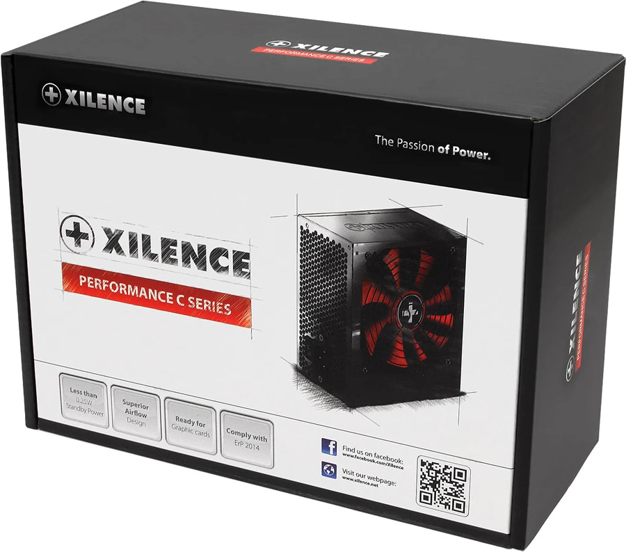 CASE PSU ATX2.3 500W/XN042 XILENCE