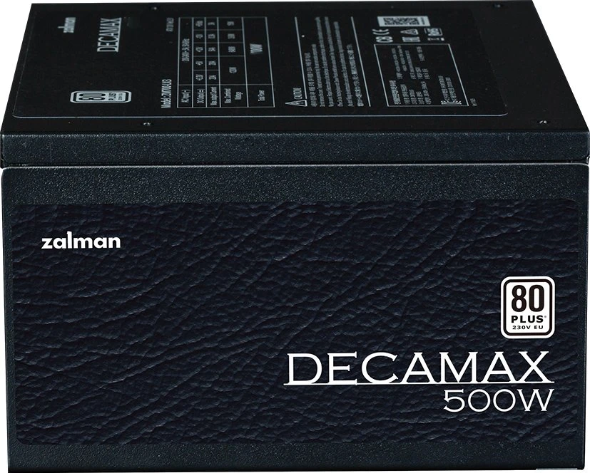 Maitinimo šaltinis Zalman Decamax 500W (ZM500-LX3)