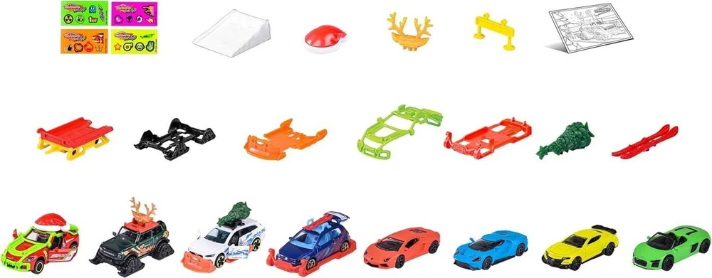 Majorette Žaislinis advento kalendorius su transporto priemonėmis 2024