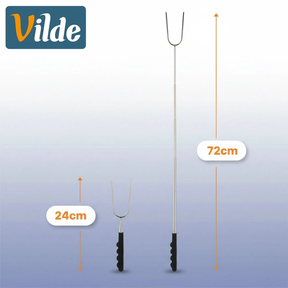 Majowo Vilde Kiemų įrankiai Telekopinis Kij na Ognisko 24-72 cm