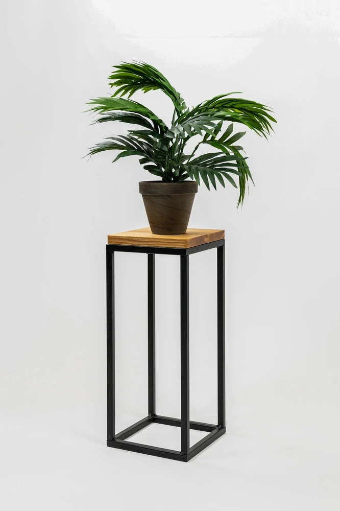 MAK FLOWER STAND LAVALXS Juodas OAK 19X19X47
