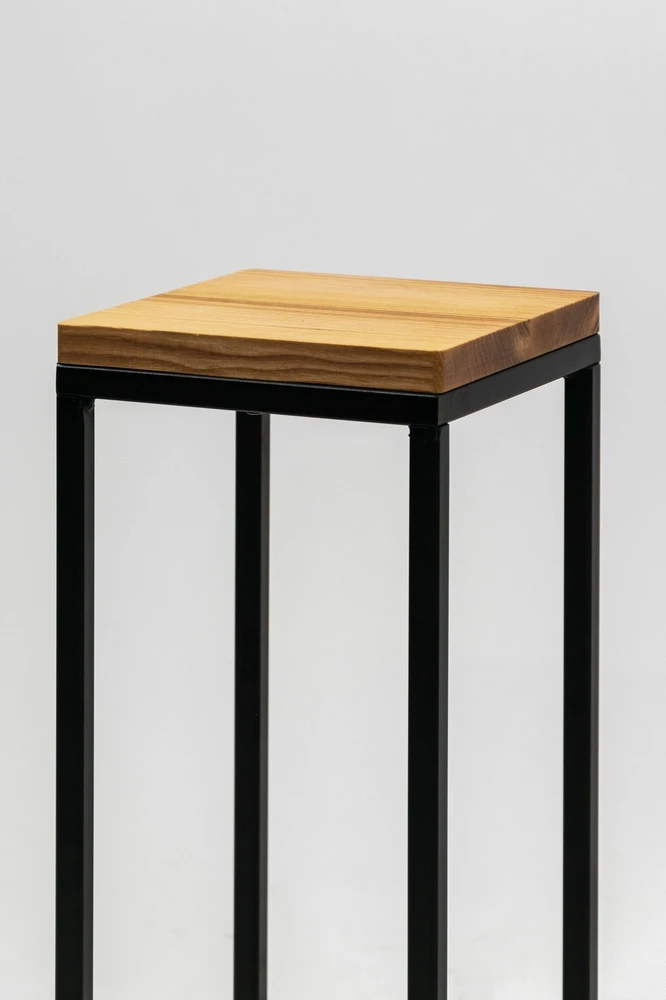 MAK FLOWER STAND LAVALXS Juodas OAK 19X19X47