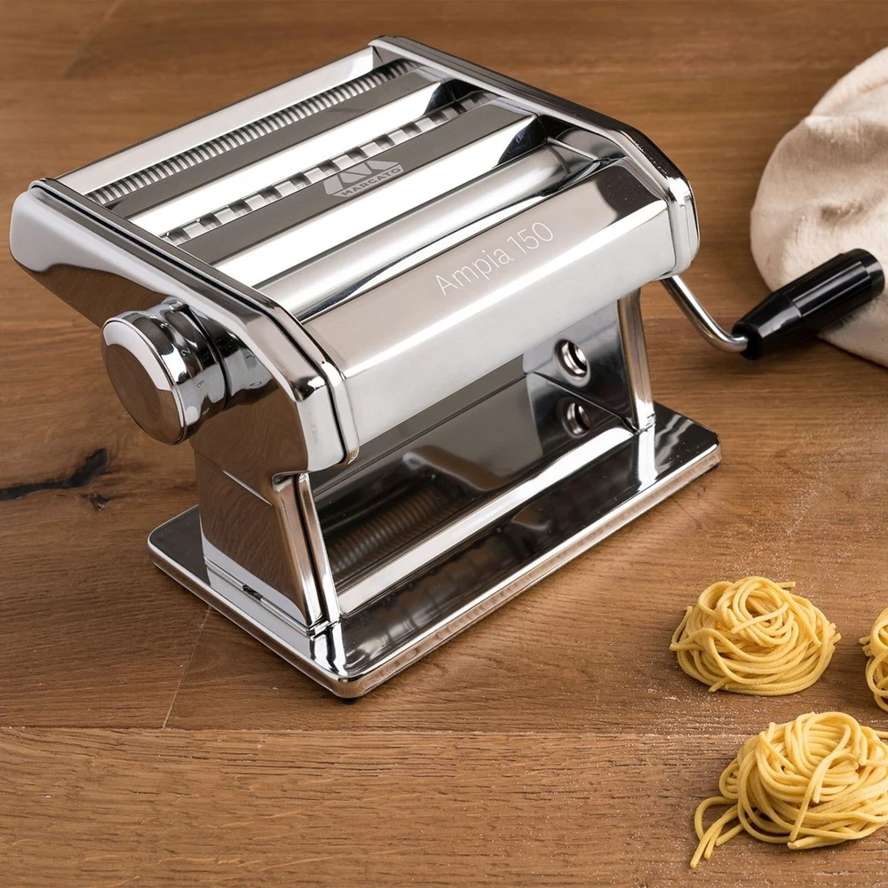 Makaronų gamybos mašinėlė Marcato Ampia 150mm pasta machine, chrome (AM-150-PRM)