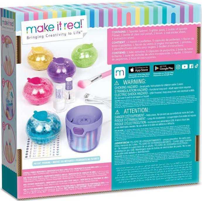 Make_It_Real Nagų priežiūros rinkinys Make It Real PARTY NAILS 2467M