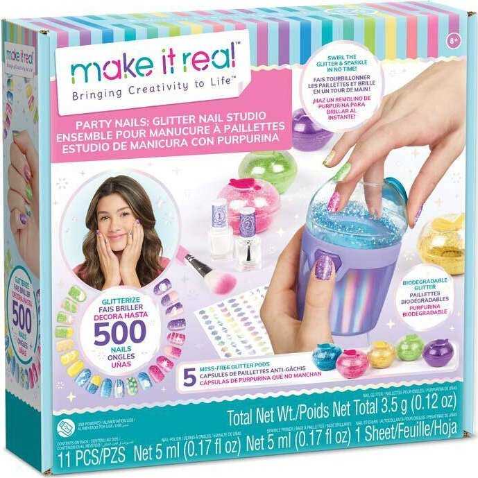 Make_It_Real Nagų priežiūros rinkinys Make It Real PARTY NAILS 2467M