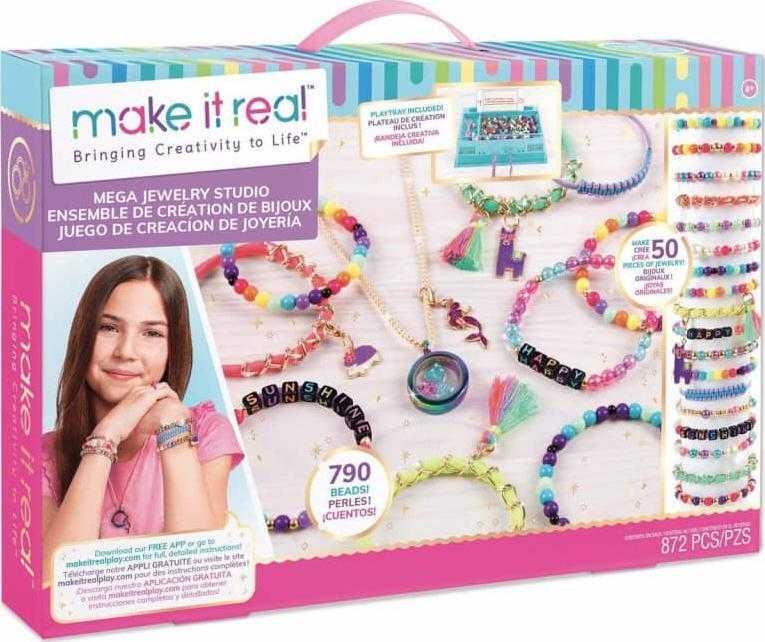 Make It Real Kūrybiškas rinkinys papuošalų apyrankėms kurti