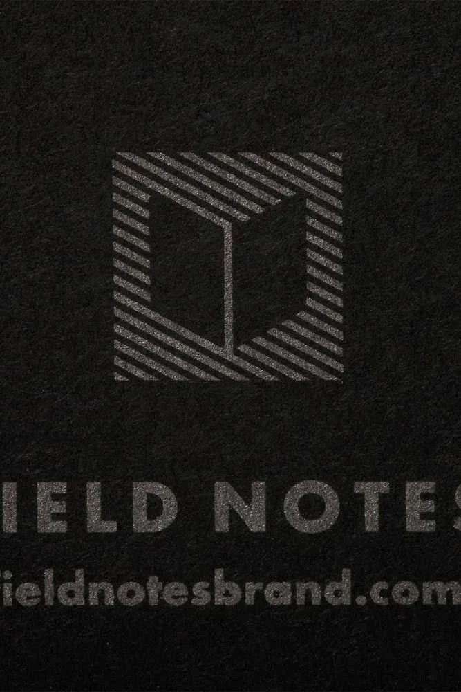 Make Notes Notes Užrašų knygelė Field Notes Pitch Juodas Didelis Linijos 2 vnt