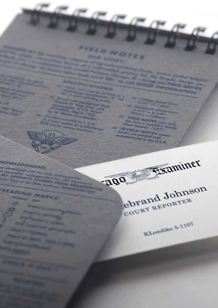Make Notes Užrašų knygelė Notes Dziennikarski Field Notes Front Page Linija