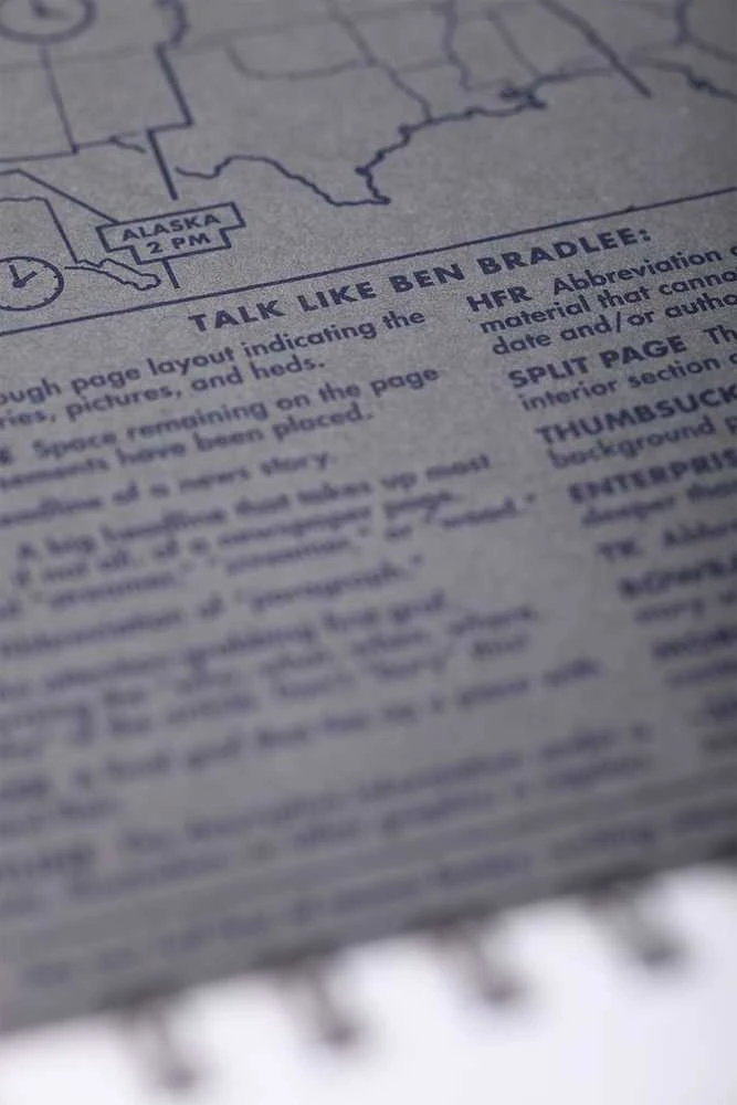 Make Notes Užrašų knygelė Notes Dziennikarski Field Notes Front Page Linija