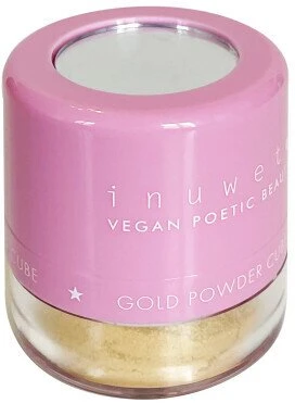 Inuwet Gold Powder Cube Vegan Glow & Illuminating Loose Highlighter Powder 3.5 g