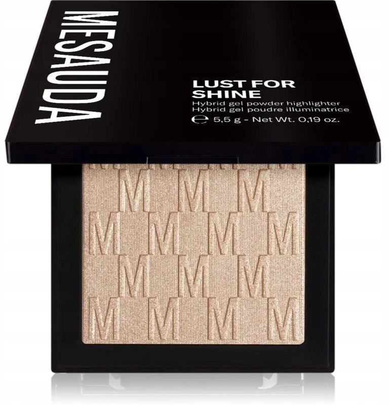 Mesauda Lust For Shine Highlighter kompaktinė, švytėjimo suteikianti priemonė, atspalvis: 101 Diamond Fever, 5.5 g