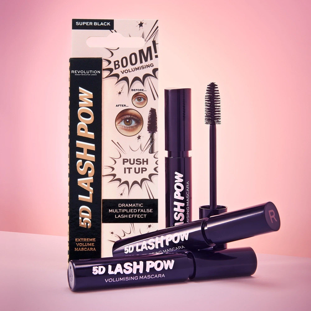Makeup revolution blakstienų tušas Revolution Make Up 5d Lash Pow Volumising Blakstienų tušas 12,20ml