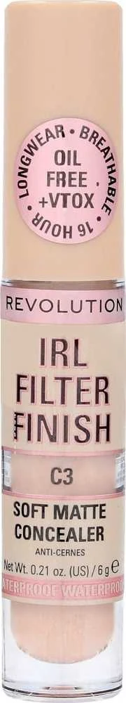 Makeup Revolution IRL Filter Finish Cover Dark Spots kaukė Stick C3, 6 g