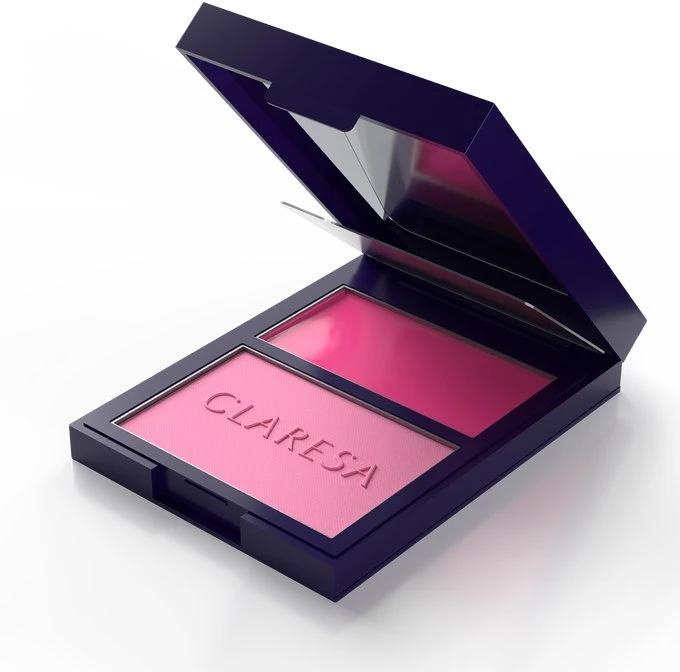 Makeup revolution Claresa Duo Palette kreminė ir presuota paletė 01 Awesome Blossom 8.5g