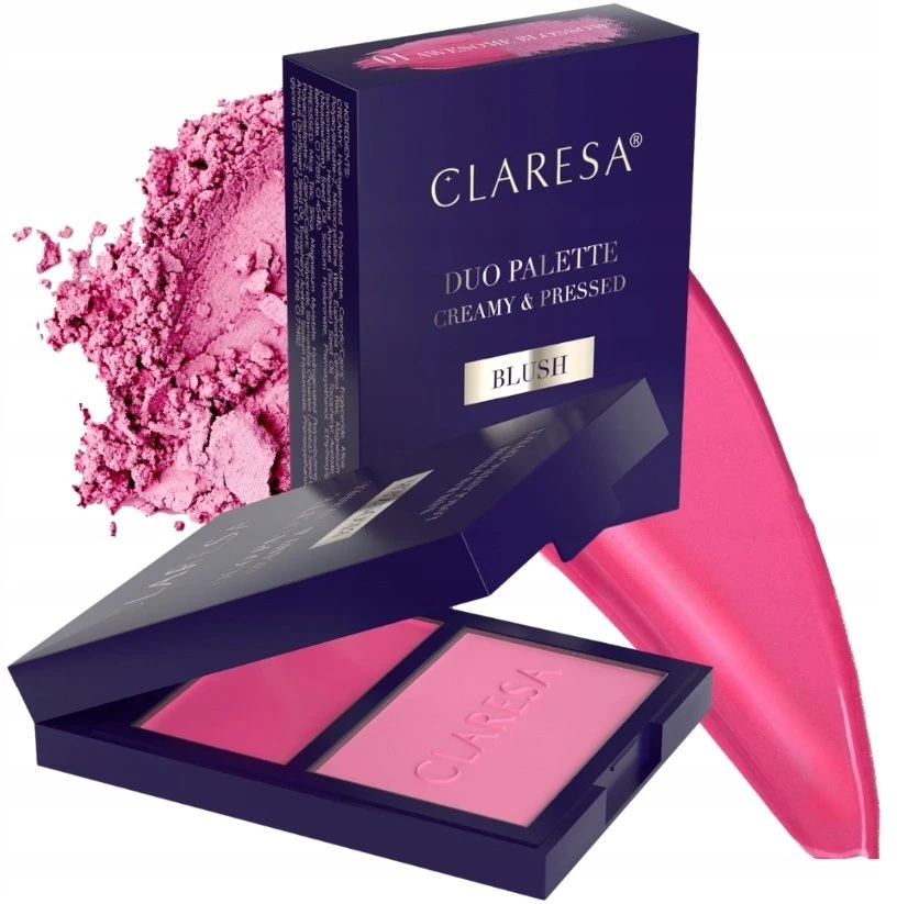 Makeup revolution Claresa Duo Palette kreminė ir presuota paletė 01 Awesome Blossom 8.5g
