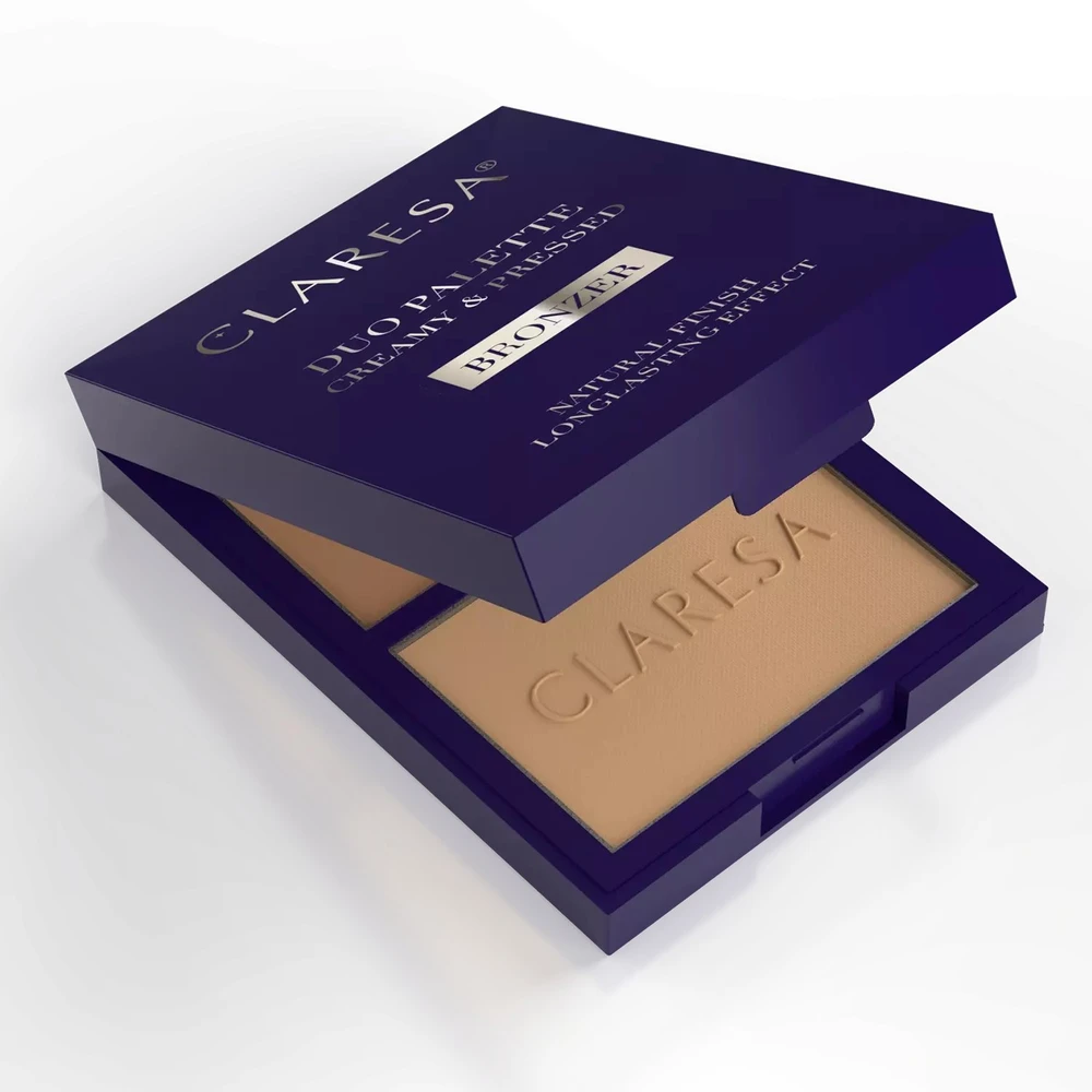 Makeup revolution Claresa Duo Palette kreminė ir presuota paletė „01 More Sculpted“ 8,5 g