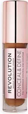 Makeup Revolution Conceal & Define korekcinis skystas makiažo pagrindas C 14, 4 g
